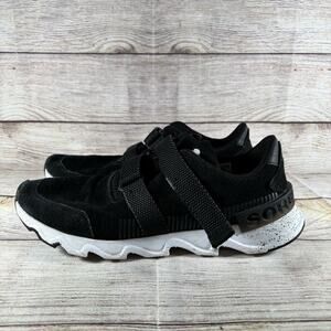 Sorel Kinetic Lite Walking Shoes Black Womens Size 9 Comfort Outdoor Hiking
